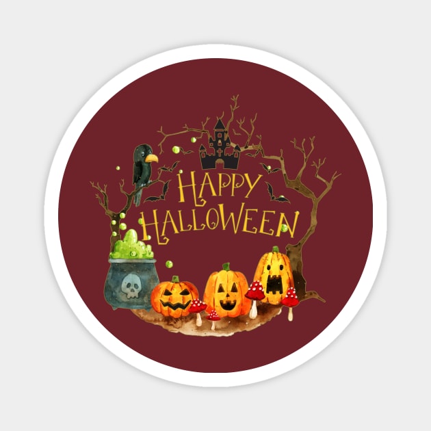 Happy Halloween Magnet by letnothingstopyou